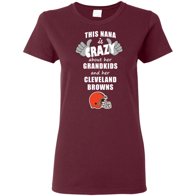This Nana Is Crazy About Her Grandkids And Her Cleveland Browns T Shirts