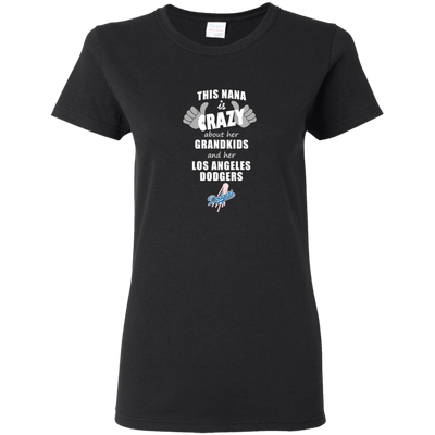 This Nana Is Crazy About Her Grandkids And Her Los Angeles Dodgers T Shirts