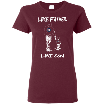 Happy Like Father Like Son Winnipeg Jets T Shirts