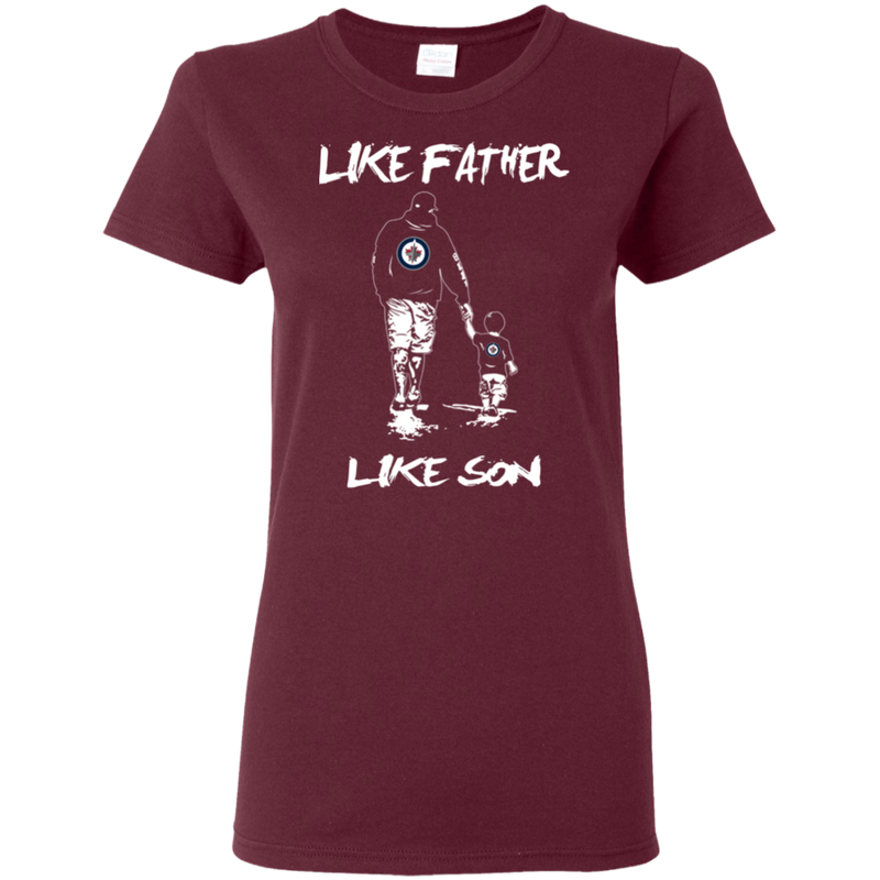 Happy Like Father Like Son Winnipeg Jets T Shirts