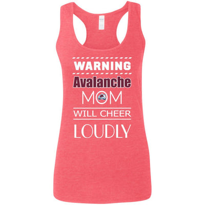 Warning Mom Will Cheer Loudly Colorado Avalanche T Shirts