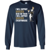 I Will Support Everywhere Anaheim Ducks T Shirts