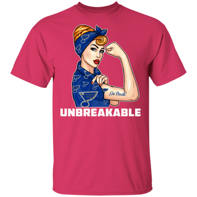 Beautiful Girl Unbreakable Go St. Louis Blues T Shirt