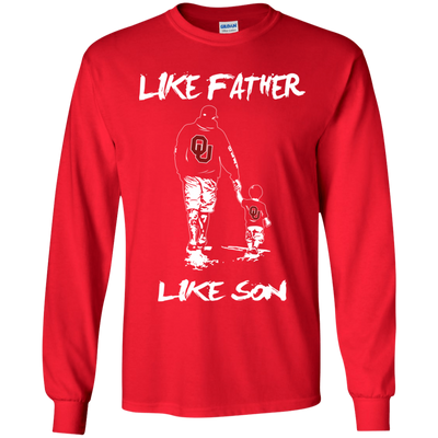 Happy Like Father Like Son Oklahoma Sooners T Shirts