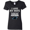I Love My Wife And Cheering For My Carolina Panthers T Shirts