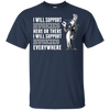 I Will Support Everywhere Connecticut Huskies T Shirts