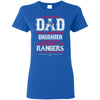 Proud Of Dad Of An Awesome Daughter New York Rangers T Shirts