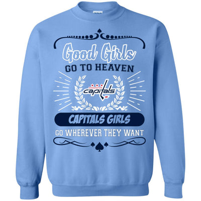 Good Girls Go To Heaven Washington Capitals Girls T Shirts