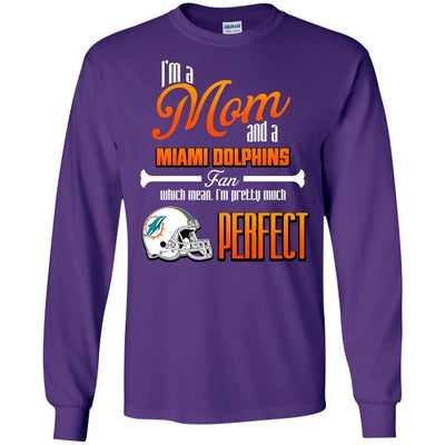 Cool Pretty Perfect Mom Fan Miami Dolphins T Shirt