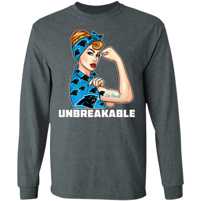 Beautiful Girl Unbreakable Go Carolina Panthers T Shirt