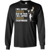 I Will Support Everywhere Anaheim Ducks T Shirts