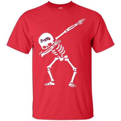 Dabbing Skull Atlanta Braves T Shirts