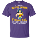 I'm Not Wonder Woman Minnesota Vikings T Shirts