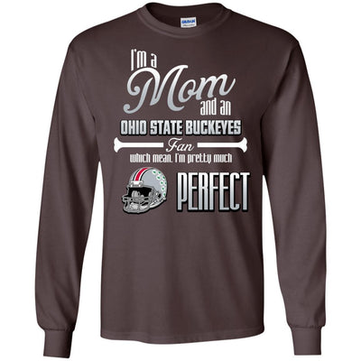 Cool Pretty Perfect Mom Fan Ohio State Buckeyes T Shirt