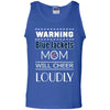 Warning Mom Will Cheer Loudly Columbus Blue Jackets T Shirts
