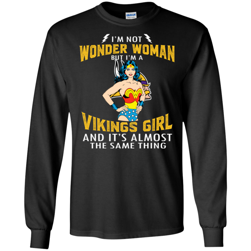 I'm Not Wonder Woman Minnesota Vikings T Shirts