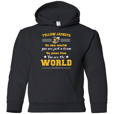 To Your Fan You Are The World Georgia Tech Yellow Jackets T Shirts