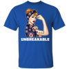 Beautiful Girl Unbreakable Go Washington Nationals T Shirt