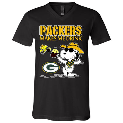 Green Bay Packers Make Me Drinks T Shirt