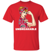 Beautiful Girl Unbreakable Go Ohio State Buckeyes T Shirt