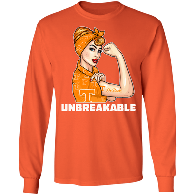 Beautiful Girl Unbreakable Go Tennessee Volunteers T Shirt