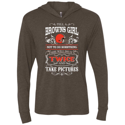 She Will Do It Twice And Take Pictures Cleveland Browns T Shirt