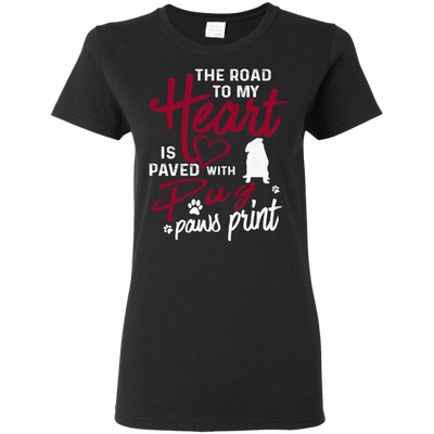 Pug - The Road To My Heart T Shirts