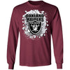 Colorful Earthquake Art Oakland Raiders T Shirt