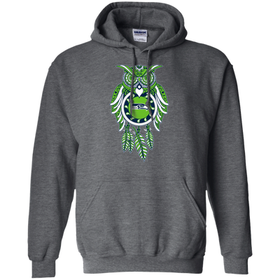 Dreamcatcher Owl Seattle Seahawks T Shirt