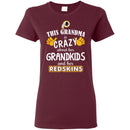 This Grandma Is Crazy About Her Grandkids And Her Washington Redskins T Shirt