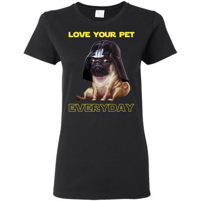 Nice Pug T Shirts - National Love Your Pet Star War Style, nice gift