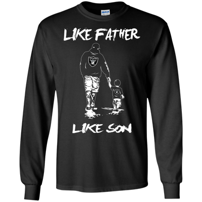 Happy Like Father Like Son Oakland Raiders T Shirts