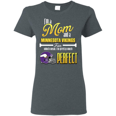 Cool Pretty Perfect Mom Fan Minnesota Vikings T Shirt