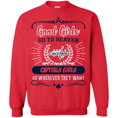 Good Girls Go To Heaven Washington Capitals Girls T Shirts