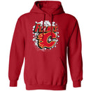 Colorful Earthquake Art Calgary Flames T Shirt