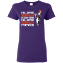 I Will Support Everywhere Cincinnati Bengals T Shirts