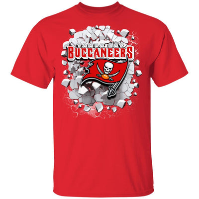 Colorful Earthquake Art Tampa Bay Buccaneers T Shirt