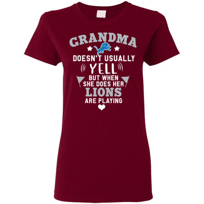 But Different When She Does Her Detroit Lions Are Playing T Shirts