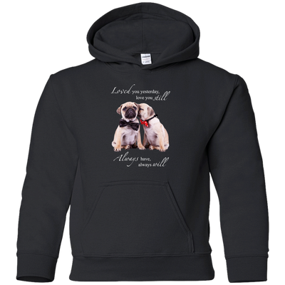 Nice Pug T Shirts - I Always Love You, is cool gift for your friends