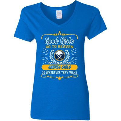 Good Girls Go To Heaven Buffalo Sabres Girls T Shirts