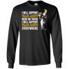 I Will Support Everywhere Georgia Tech Yellow Jackets T Shirts