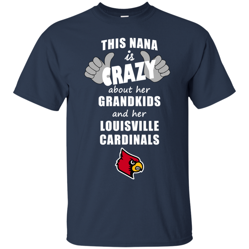 This Nana Is Crazy About Her Grandkids And Her Louisville Cardinals T Shirts