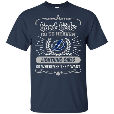 Good Girls Go To Heaven Tampa Bay Lightning Girls T Shirts