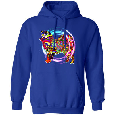 Psychedelic Samoyed Tshirt Sammy Dog Gift For Lover