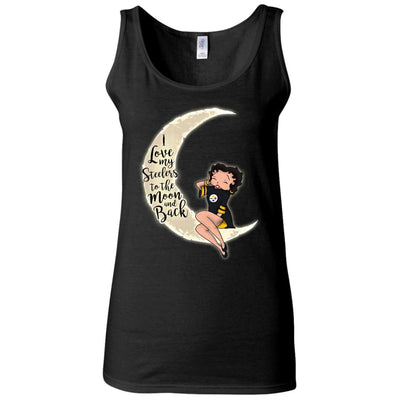 BB I Love My Pittsburgh Steelers To The Moon And Back T Shirt - Best Funny Store