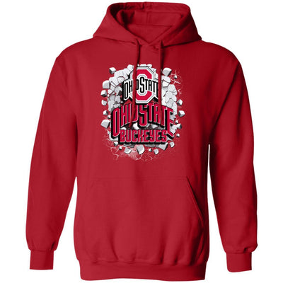 Colorful Earthquake Art Ohio State Buckeyes T Shirt