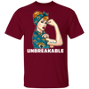 Beautiful Girl Unbreakable Go Jacksonville Jaguars T Shirt