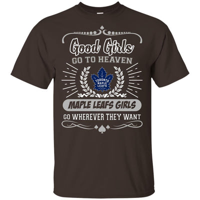 Good Girls Go To Heaven Toronto Maple Leafs Girls T Shirts