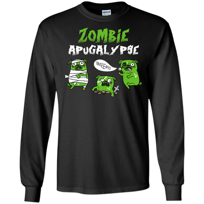 Nice Pug T Shirts - Zombies Apugalypse, is a cool gift for your friend