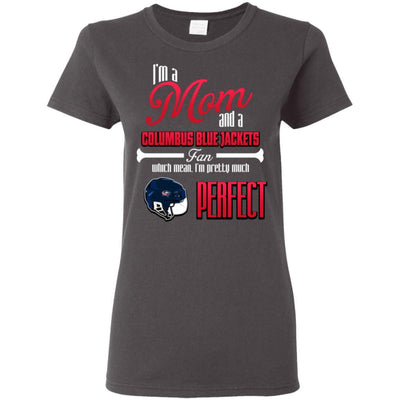 Cool Pretty Perfect Mom Fan Columbus Blue Jackets T Shirt